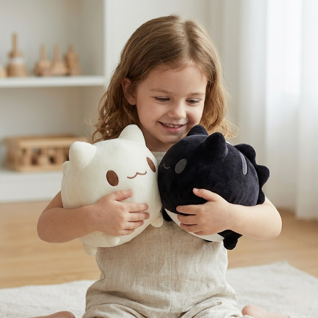 Cartoon Cat Plushie
