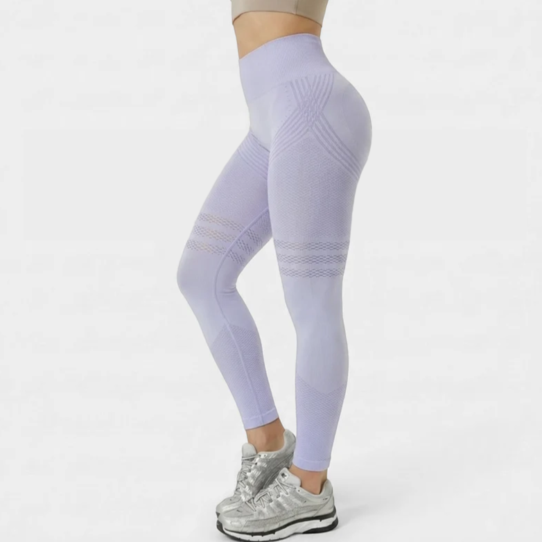 High Waisted And Hip Lifting Yoga Elastic Quick Drying Tight Pants--