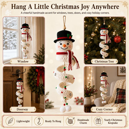 🔥Last Day 50% OFF - 🎅Crochet Snowman Spiral Oranment DIY Kit