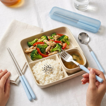 Slim Waist 4-Piece Portable Cutlery Set