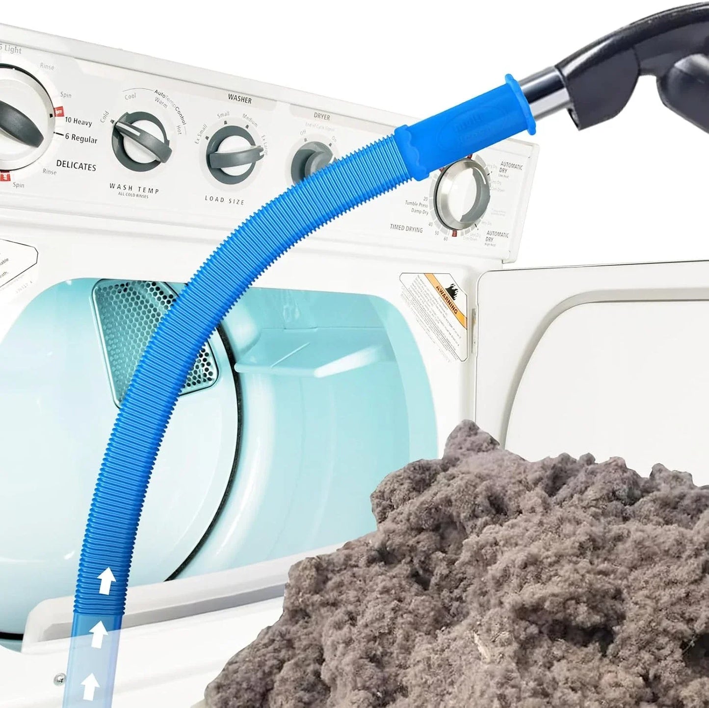 🌪️Dryer Vent Cleaner Kit Vacuum Hose