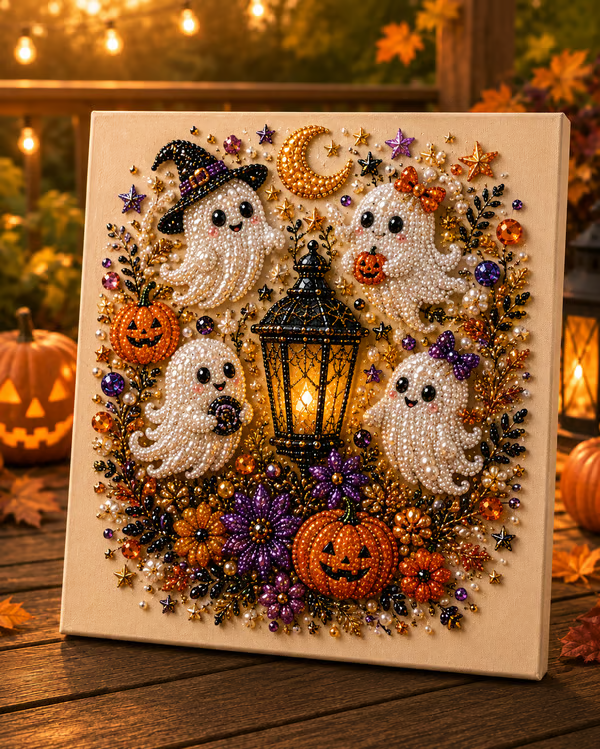 ✨Halloween Ghost Pearl Art DIY Kit
