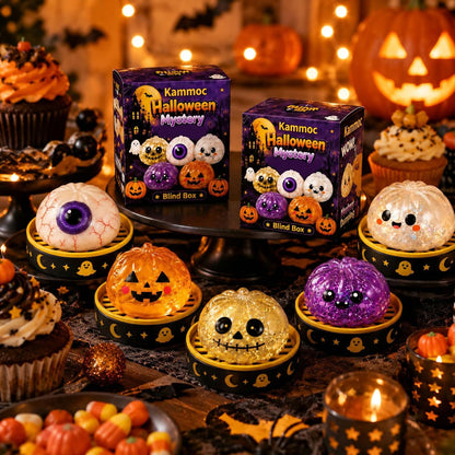 🌟Cute Halloween scary ghost squeeze toy set