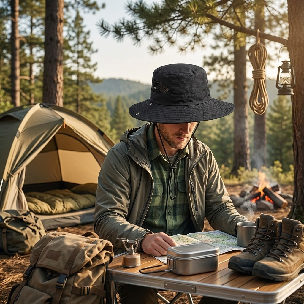 Outdoor Breathable Bucket Hat