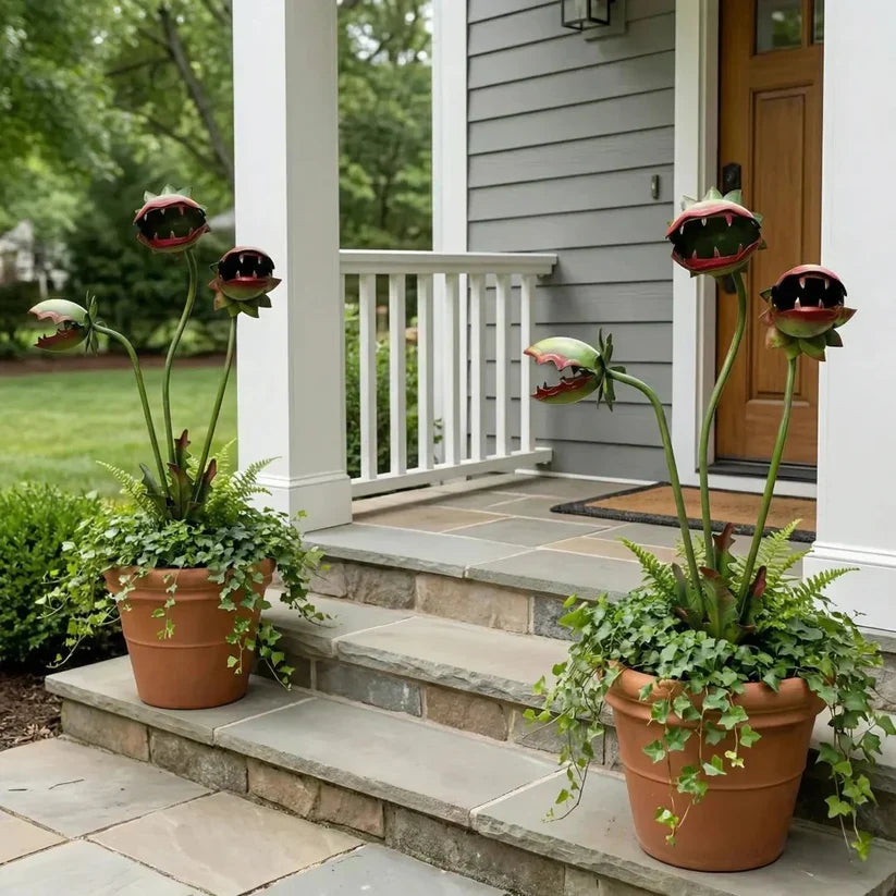 [LAST DAY 49% OFF] The "Shy Bug-Eater" Carnivorous Plant Garden Decor