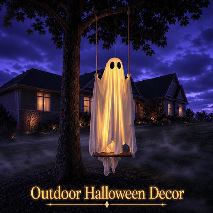 🎃Halloween Early Bird Special Sale 49% OFF👻 Light-Up Hanging Swing Ghost