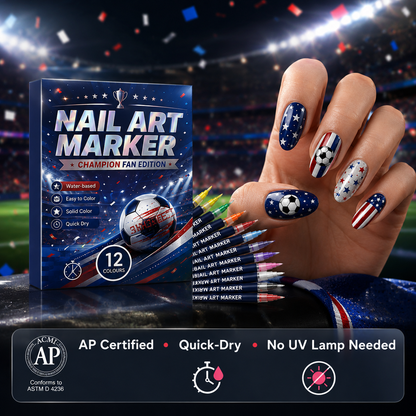 🔥Last Chance: 49% OFF🔥12-Color Fan-Themed Nail Art Pens – Precision DIY Manicure
