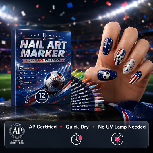 🔥Last Chance: 49% OFF🔥12-Color Fan-Themed Nail Art Pens – Precision DIY Manicure