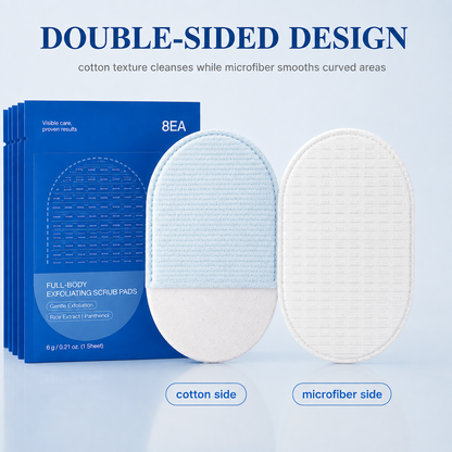 Full-Body Exfoliating Scrub Pads for Bumpy, Flaky Skin