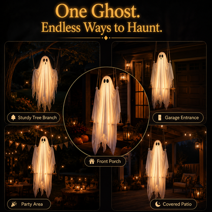 🎃Halloween Early Bird Special Sale 49% OFF👻 Light-Up Hanging Swing Ghost