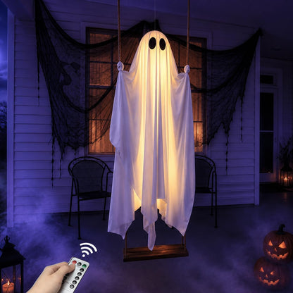 🎃Halloween Early Bird Special Sale 49% OFF👻 Light-Up Hanging Swing Ghost