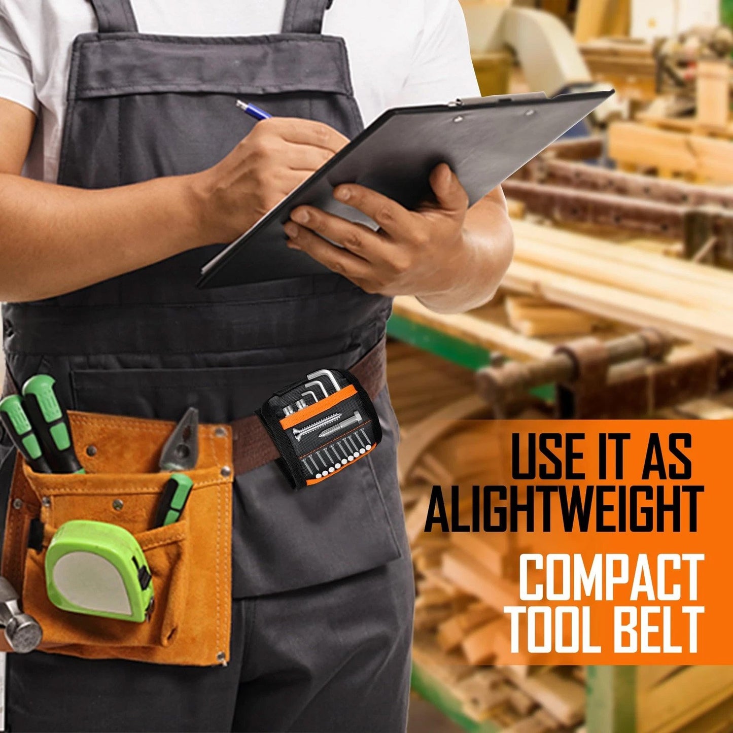 🔥BUY ONE GET ONE FREE⚡ Magnetic Wrist Tool Holder | Free Up Your Hands & Cut Project Time