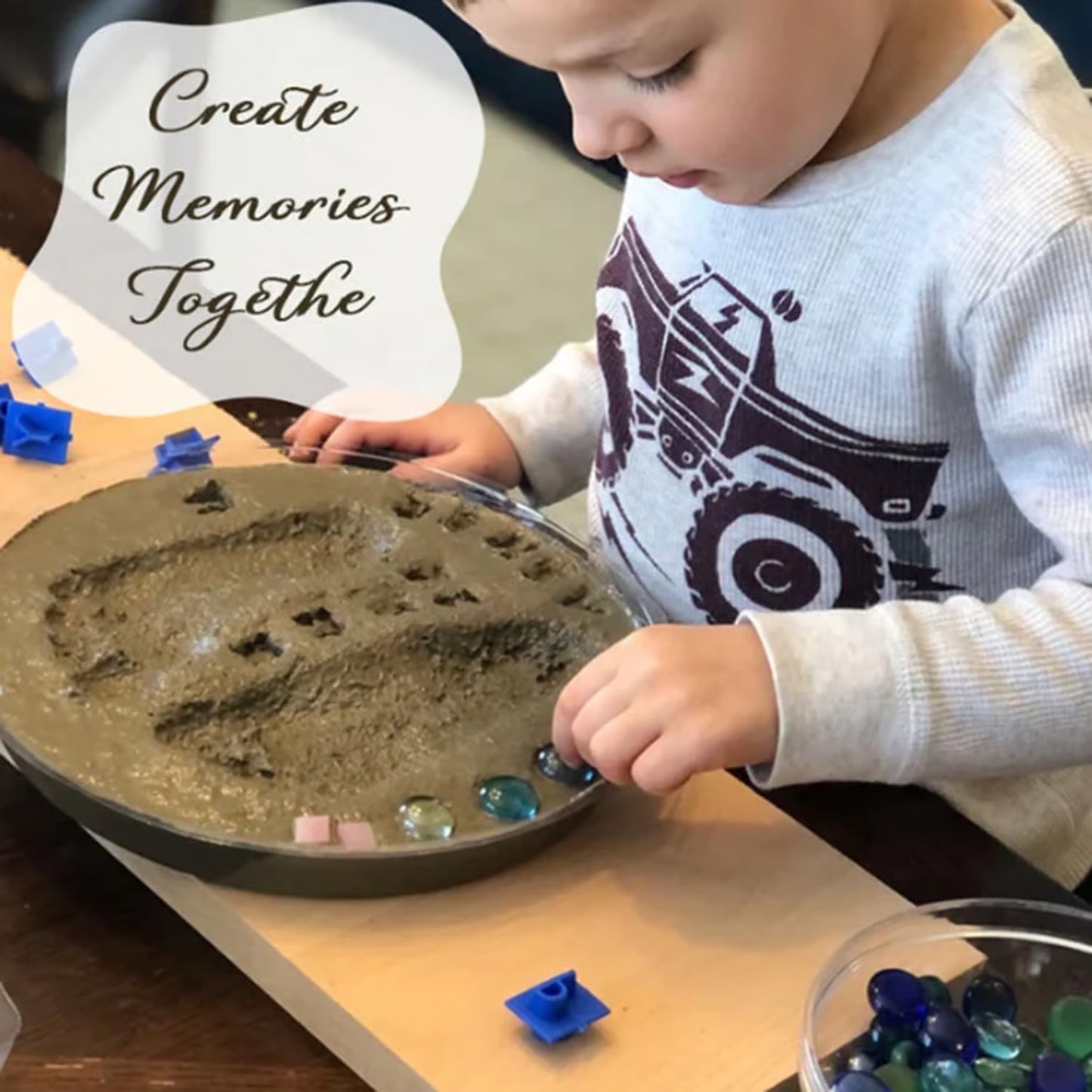 Family Memory Handprint Stone
