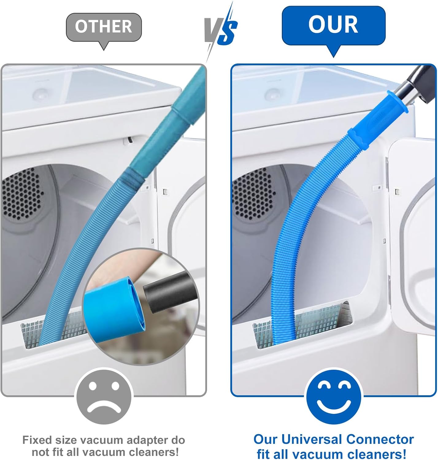 🌪️Dryer Vent Cleaner Kit Vacuum Hose
