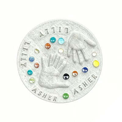 Family Memory Handprint Stone