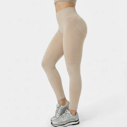 High Waisted And Hip Lifting Yoga Elastic Quick Drying Tight Pants--