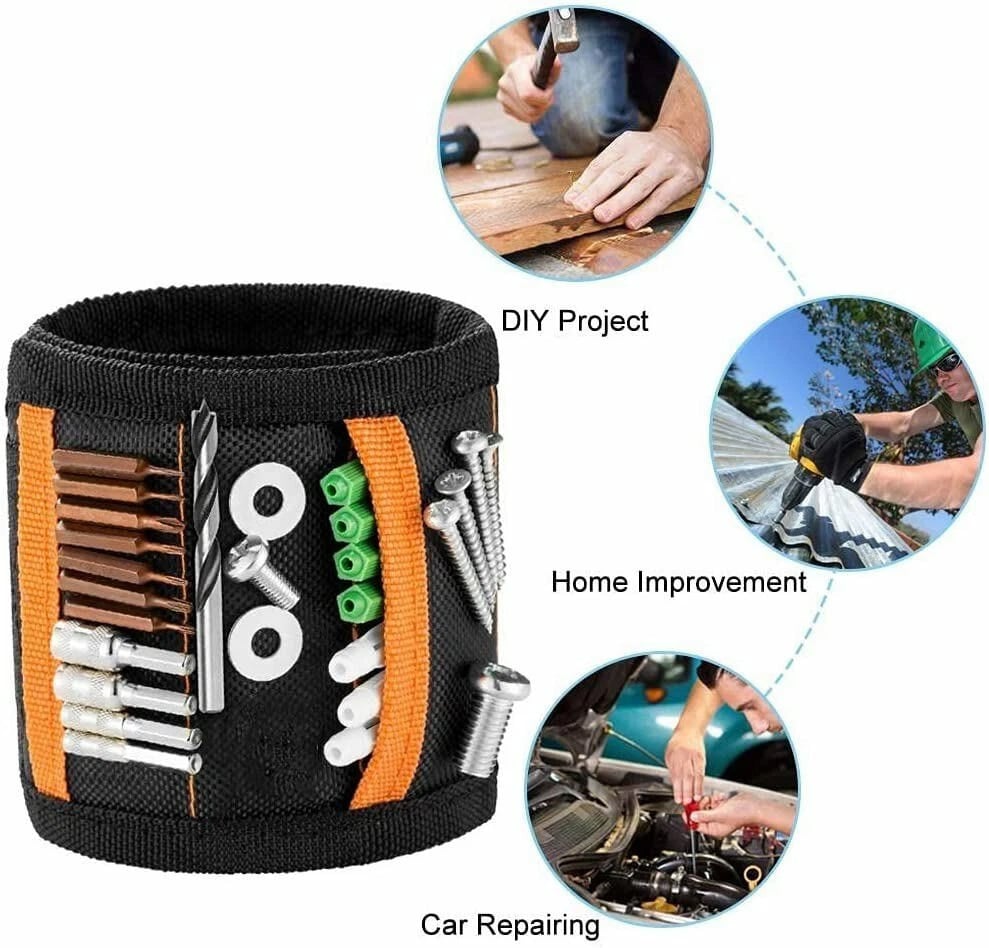 🔥BUY ONE GET ONE FREE⚡ Magnetic Wrist Tool Holder | Free Up Your Hands & Cut Project Time