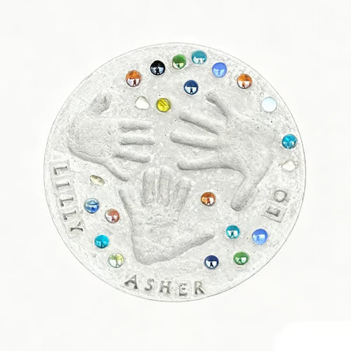 Family Memory Handprint Stone