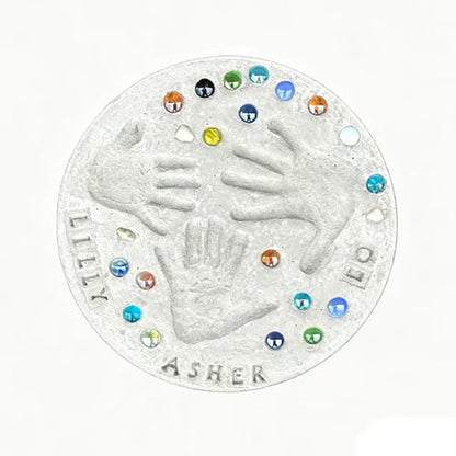 Family Memory Handprint Stone