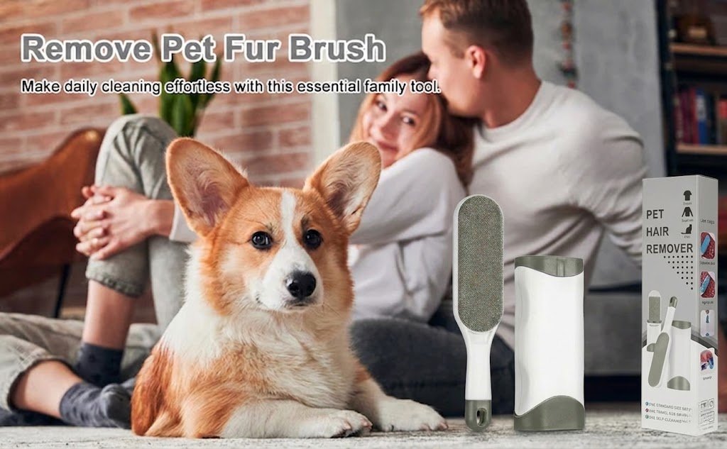 Pet Hair Remover Brush for Cats & Dogs