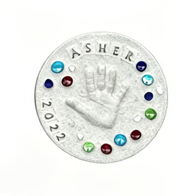 Family Memory Handprint Stone