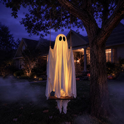 🎃Halloween Early Bird Special Sale 49% OFF👻 Light-Up Hanging Swing Ghost