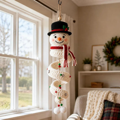 🔥Last Day 50% OFF - 🎅Crochet Snowman Spiral Oranment DIY Kit