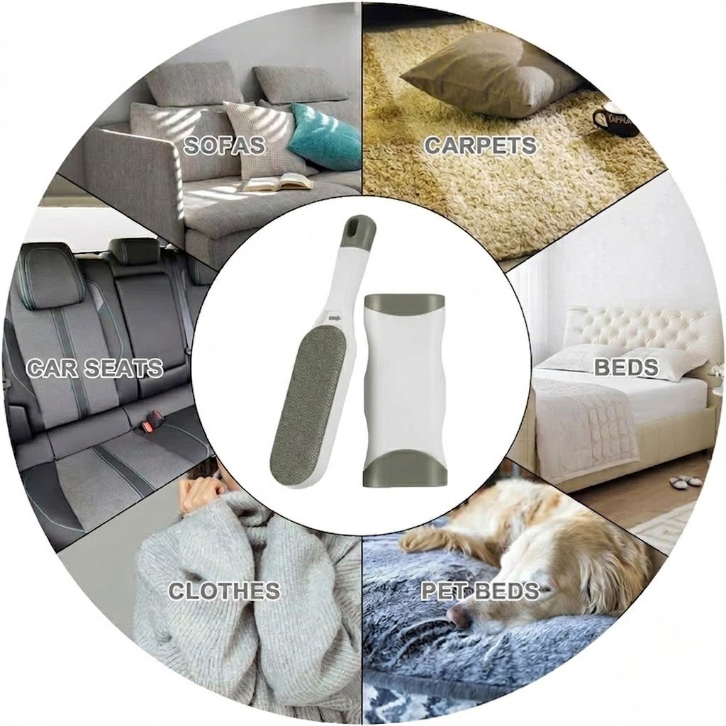 Pet Hair Remover Brush for Cats & Dogs